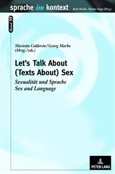 Book cover of Let’s Talk About - (Texts About) Sex by Martin Stegu