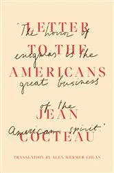 Book cover of Letter to the Americans by Jean Cocteau