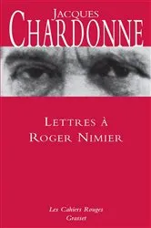 Book cover of Lettres à Roger Nimier by Jacques Chardonne