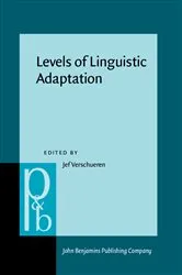 Book cover of Levels of Linguistic Adaptation by Jef Verschueren