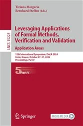 Book cover of Leveraging Applications of Formal Methods, Verification and Validation. Application Areas by Tiziana Margaria