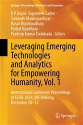 Book cover of Leveraging Emerging Technologies and Analytics for Empowering Humanity, Vol. 1 by D P Goyal