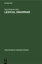 Book cover of Lexical grammar by Teun Hoekstra