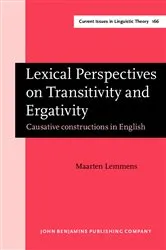 Book cover of Lexical Perspectives on Transitivity and Ergativity by Maarten Lemmens