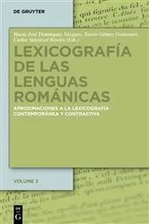 Book cover of Lexicografía de las lenguas románicas by María José Domínguez Vázquez