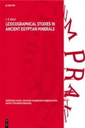 Book cover of Lexicographical Studies in Ancient Egyptian Minerals by Unknown