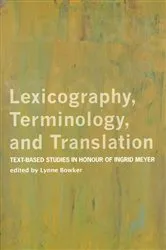 Book cover of Lexicography, Terminology, and Translation by Unknown