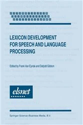 Book cover of Lexicon Development for Speech and Language Processing by Frank Van Eynde