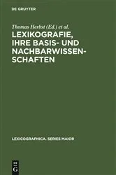 Book cover of Lexikografie, ihre Basis- und Nachbarwissenschaften by Thomas Herbst