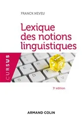 Book cover of Lexique des notions linguistiques - 3e éd. (3rd ed.) by Unknown