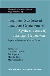 Book cover of Lexique, Syntaxe et Lexique-Grammaire / Syntax, Lexis & Lexicon-Grammar by Christian Leclère
