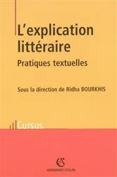 Book cover of L'explication littéraire by Ridha Bourkhis