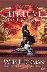 Book cover of Légendes de Dragonlance, T3 : L'Épreuve des jumeaux by Margaret Weis