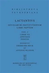 Book cover of Liber VII by Lucius Caelius Firmianus Lactantius