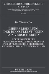 Book cover of Liberalisierung der Dienstleistungen von Versicherern by Gerrit Winter