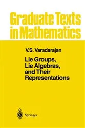 Book cover of Lie Groups, Lie Algebras, and Their Representations by V.S. Varadarajan