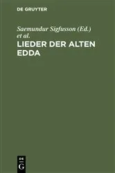 Book cover of Lieder der alten Edda by Saemundur Sigfusson [angebl.Bearb.]