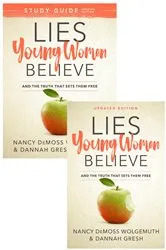 Book cover of Lies Young Women Believe/Lies Young Women Believe Study Guide Set by Nancy DeMoss Wolgemuth