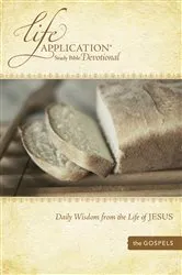 Book cover of Life Application Study Bible Devotional by Tyndale