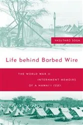 Book cover of Life Behind Barbed Wire by Yasutaro Soga