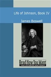 Book cover of Life of Johnson, Book IV by James Boswell