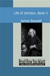 Book cover of Life of Johnson, Book V by James Boswell