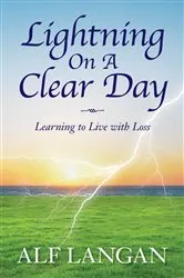 Book cover of Lightning On A Clear Day by Alf Langan