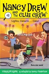 Book cover of Lights, Camera . . . Cats! by Carolyn Keene