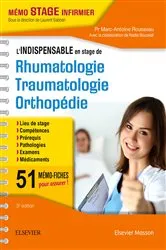 Book cover of L'indispensable en STAGE de Rhumatologie - Traumatologie - Orthopédie (3rd ed.) by Marc-Antoine Rousseau