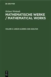 Book cover of Linear Algebra and Analysis by Bertram Huppert
