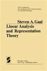 Book cover of Linear Analysis and Representation Theory by Steven A. Gaal