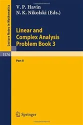 Book cover of Linear and Complex Analysis Problem Book 3 by Victor P. Havin