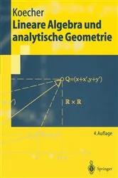 Book cover of Lineare Algebra und analytische Geometrie (4th ed.) by Max Koecher