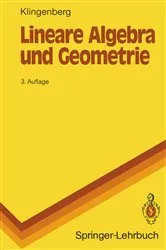 Book cover of Lineare Algebra und Geometrie (3rd ed.) by Wilhelm Klingenberg