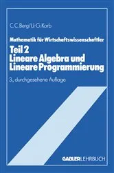 Book cover of Lineare Algebra und Lineare Programmierung (3rd ed.) by Unknown