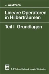 Book cover of Lineare Operatoren in Hilberträumen by Joachim Weidmann