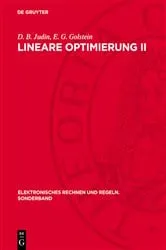 Book cover of Lineare Optimierung II by D. B. Judin