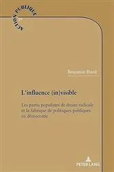 Book cover of L'influence (in)visible by Benjamin Biard