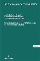 Book cover of Lingueística clínica en el ámbito hispánico: un panorama de estudios by Maria Estellés Arguedas