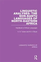 Book cover of Linguistic Analyses: The Non-Bantu Languages of North-Eastern Africa by M. A. Bryan