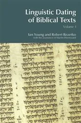 Book cover of Linguistic Dating of Biblical Texts: Vol 1 by Ian Young