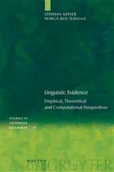 Book cover of Linguistic Evidence by Stephan Kepser