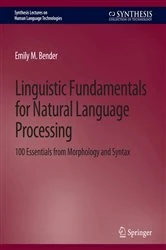 Book cover of Linguistic Fundamentals for Natural Language Processing by Emily M. Bender