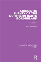 Book cover of Linguistic Survey of the Northern Bantu Borderland by Irvine Richardson
