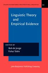 Book cover of Linguistic Theory and Empirical Evidence by Bob de Jonge