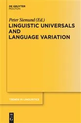 Book cover of Linguistic Universals and Language Variation by Peter Siemund