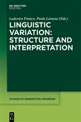 Book cover of Linguistic Variation: Structure and Interpretation by Unknown