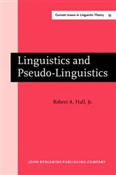 Book cover of Linguistics and Pseudo-Linguistics by Hall, Jr., Robert A.