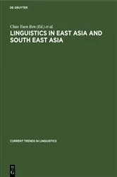 Book cover of Linguistics in East Asia and South East Asia by Unknown