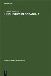Book cover of Linguistics in Oceania, 2 by J. Donald Bowen
